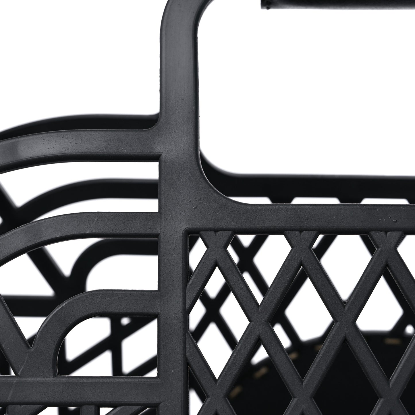 Recycled Plastic Vitello Liberty Matte Medium Fendi Basket Black Miele Scuro