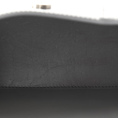 Balenciaga Shiny Calfskin Crocodile Embossed Hourglass Top Handle Bag XS Balenciaga Grey 7 of 11