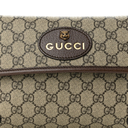 Gucci GG Supreme Monogram Neo Vintage Web Belt Bag Brown 8 of 10