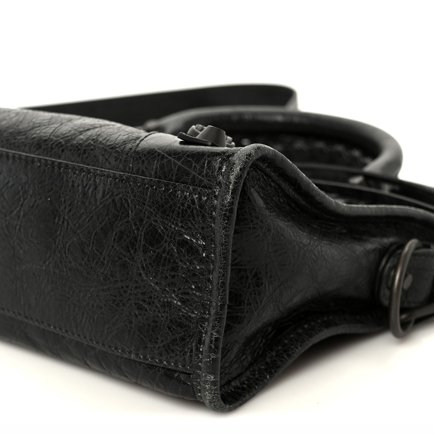 Balenciaga Agneau Arena Classic Hardware Le City Mini  Black 10 of 11