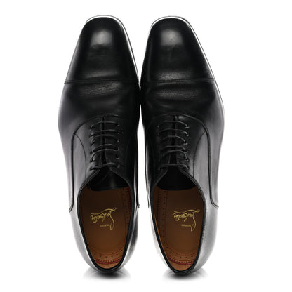 Christian Louboutin Calfskin Mens Surcity Flat Derby Oxford 42.5 Black 2 of 14