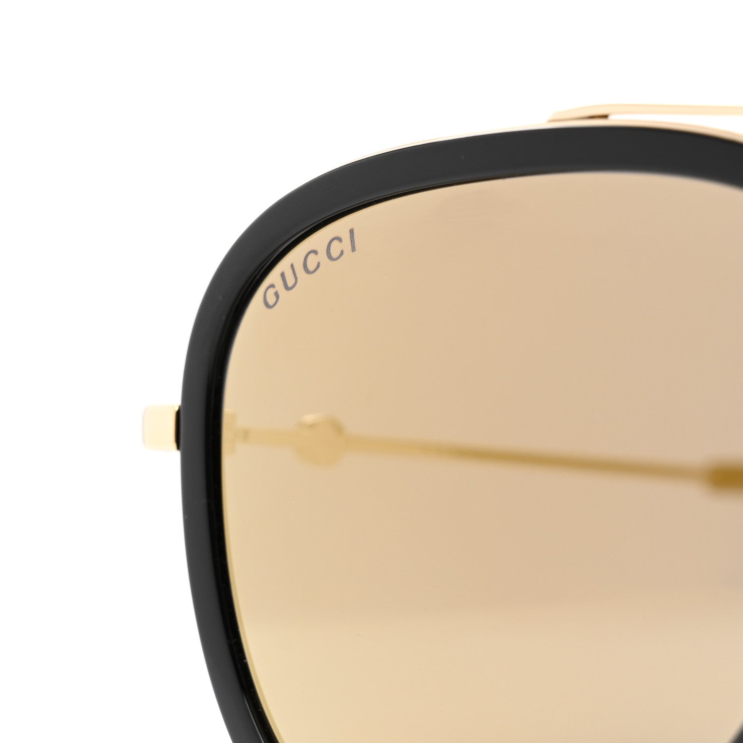 Gucci Aviator Sunglasses GG0062S Black Gold 7 of 8