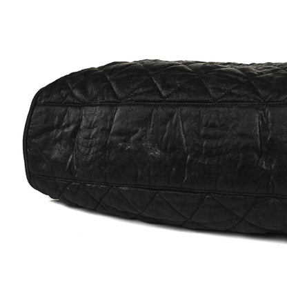 Chanel Crinkled Coated Canvas Le Marais Hobo Black 11 of 20