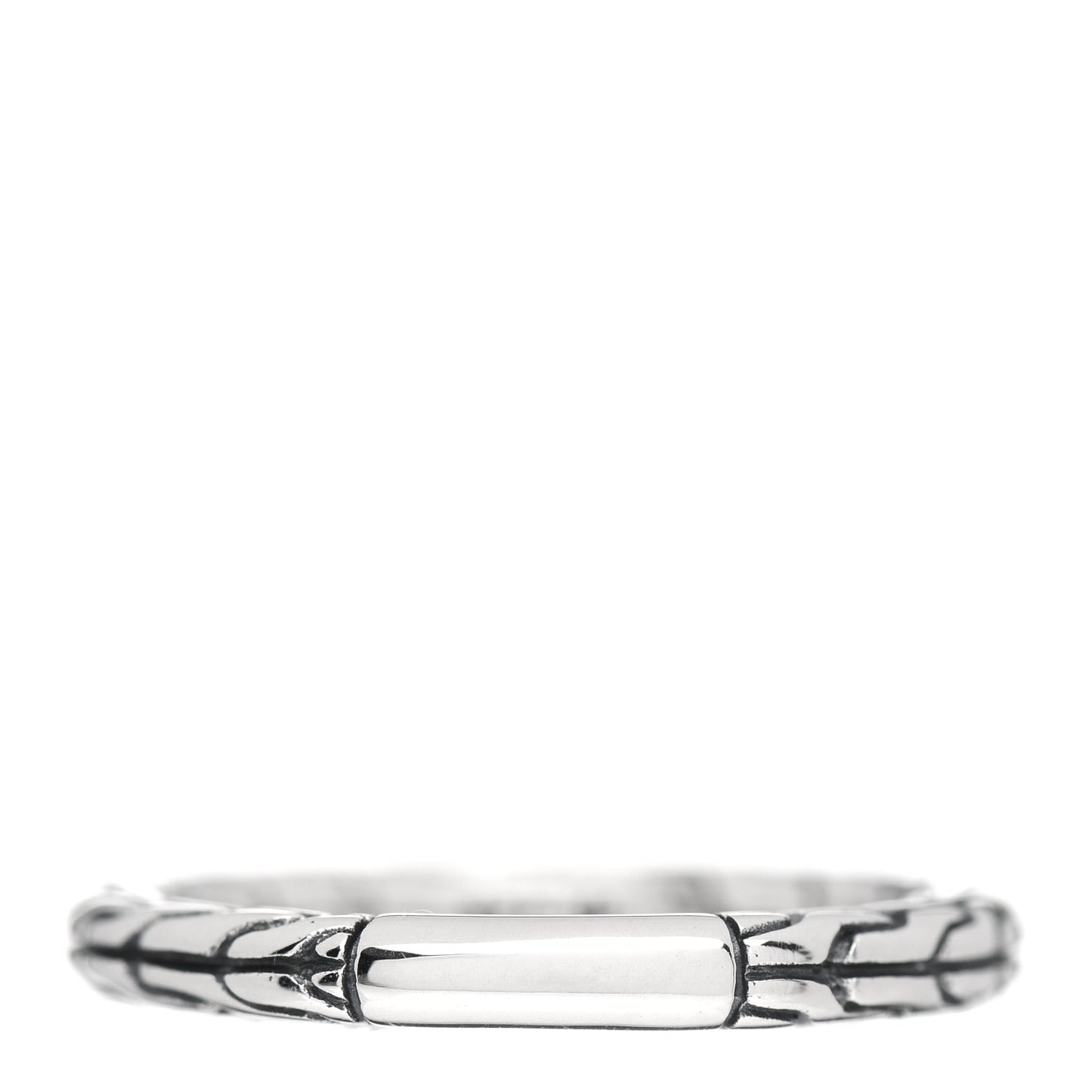 Sterling Silver Classic Chain Ring 52 6