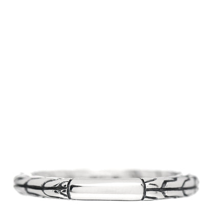 John Hardy Sterling Silver Classic Chain Ring 52 6 3 of 4