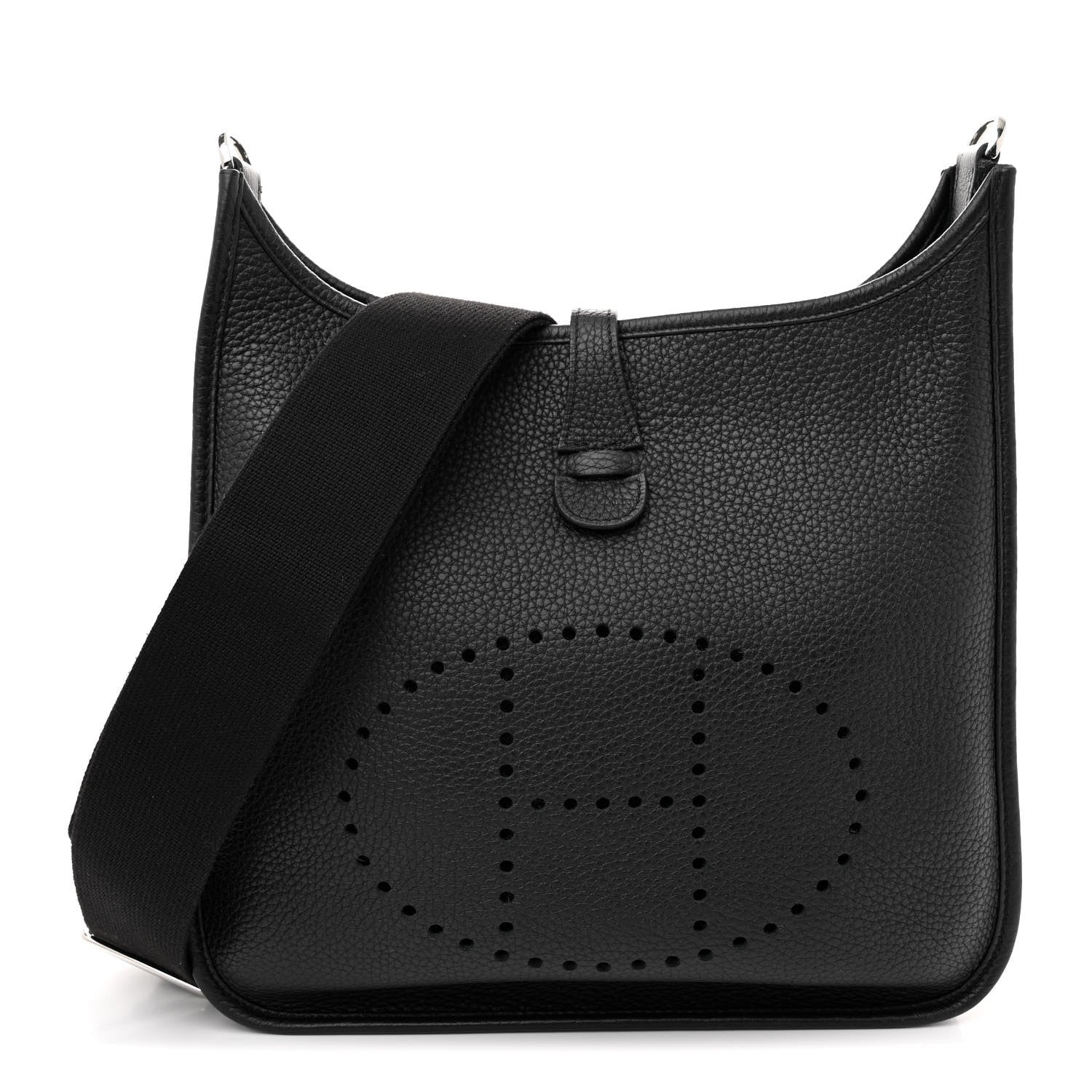 Hermes Taurillon Clemence Evelyne III PM Black 1 of 11