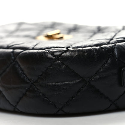 Chanel Aged Calfskin Quilted Mini Reissue Camera Case Black 10 of 10