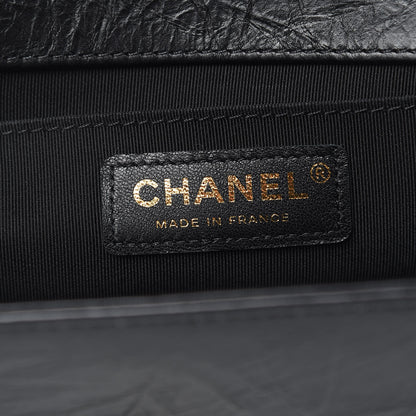 Chanel Crumpled Calfskin Medium Boy Flap Black 7 of 10