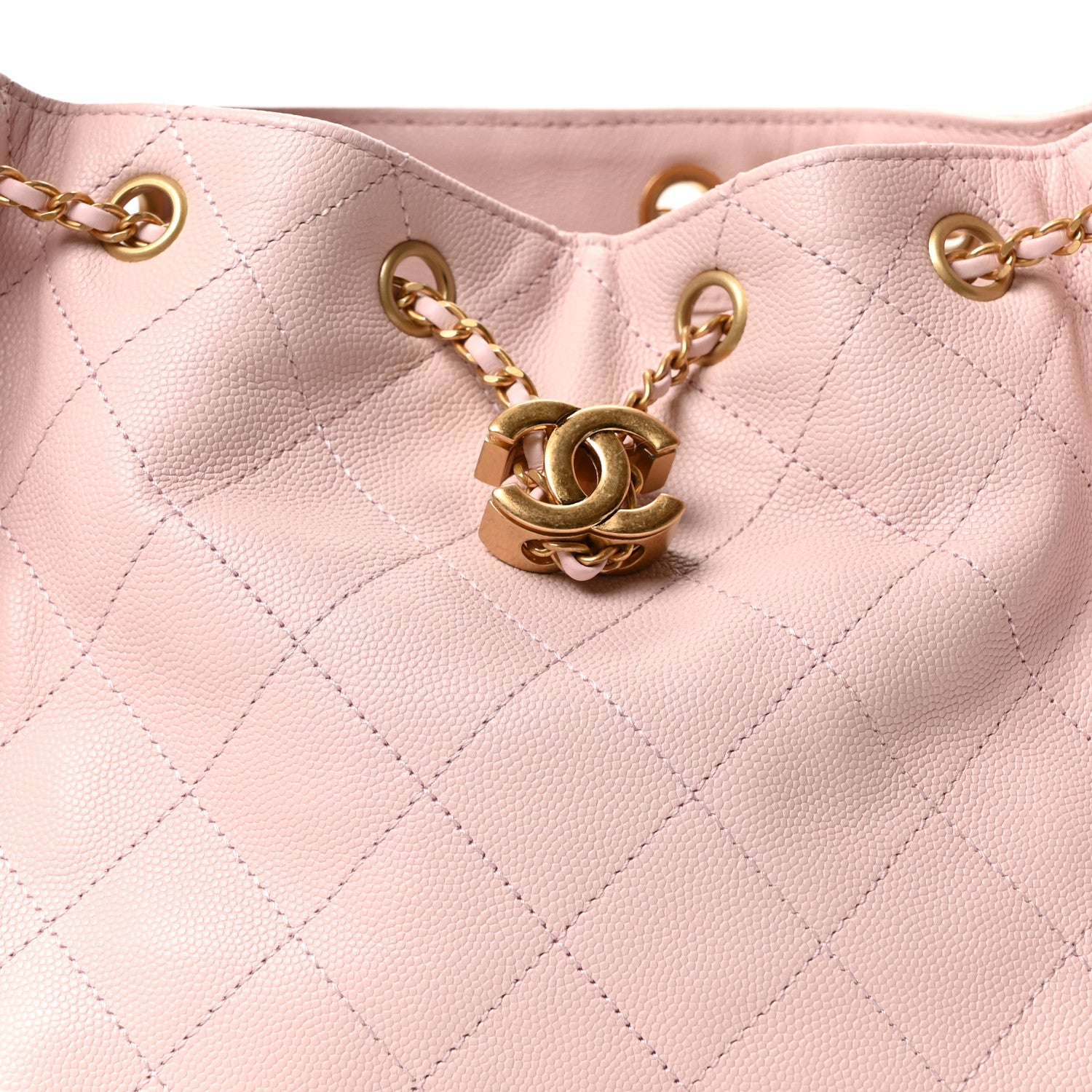 Chanel Caviar Quilted Small Chanel 25 Handbag Light Pink 15 of 21