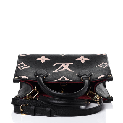 Louis Vuitton Empreinte Monogram Giant Onthego PM Black Beige 10 of 10