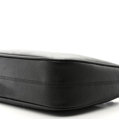 Prada Saffiano Lux Re-Edition 2005 Shoulder Bag Black 9 of 9
