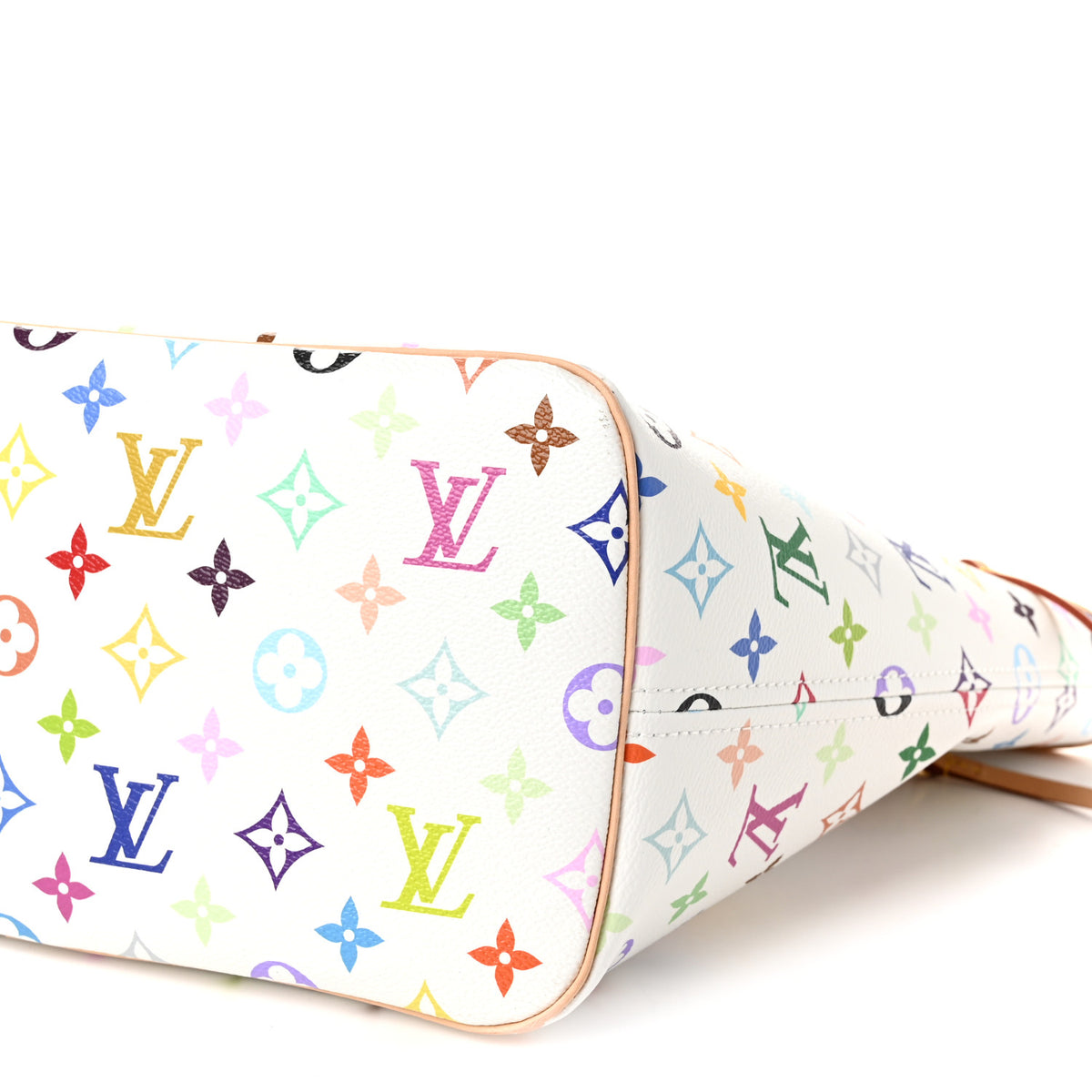 Louis Vuitton LV X TM Monogram Multicolor Neverfull MM White 10 of 10