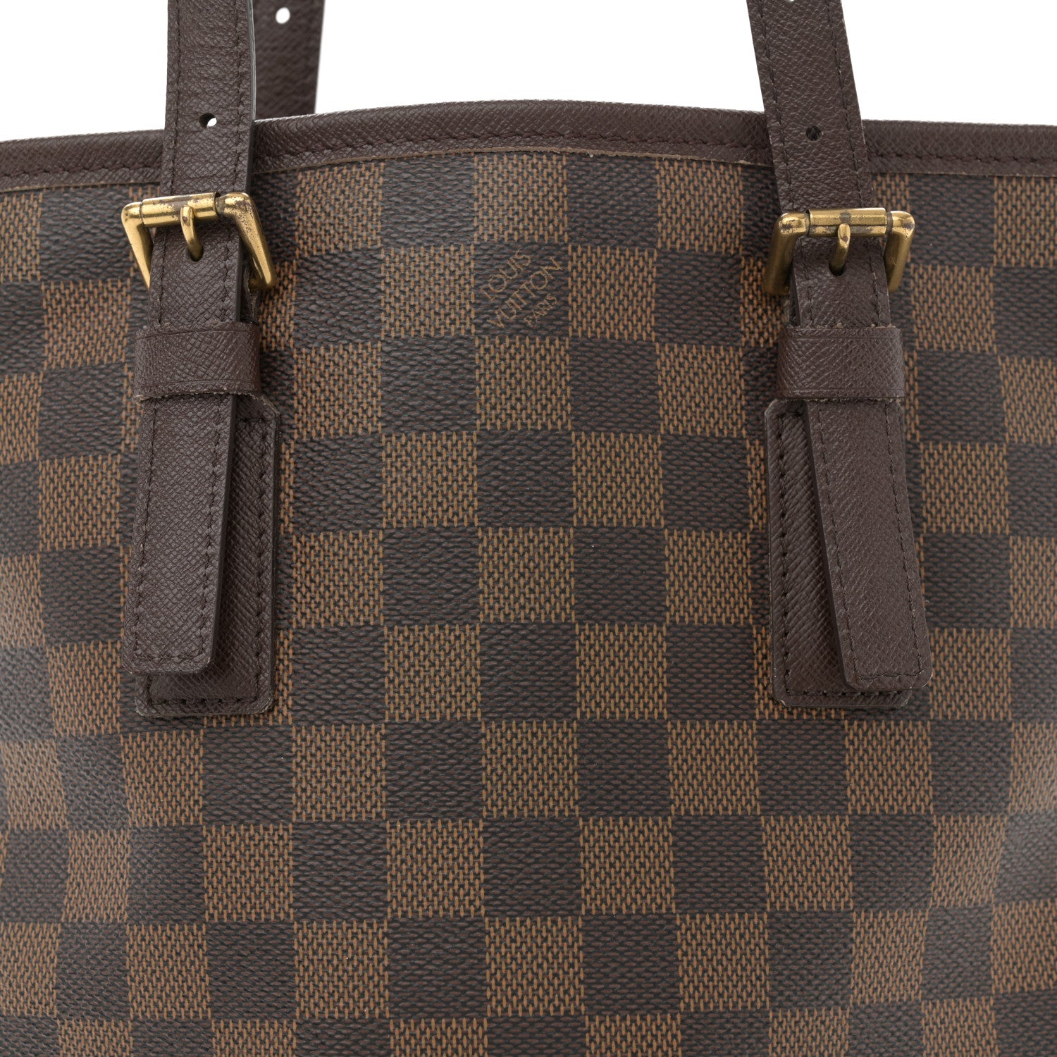 Louis Vuitton Damier Ebene Marais Bucket 23 8 of 12