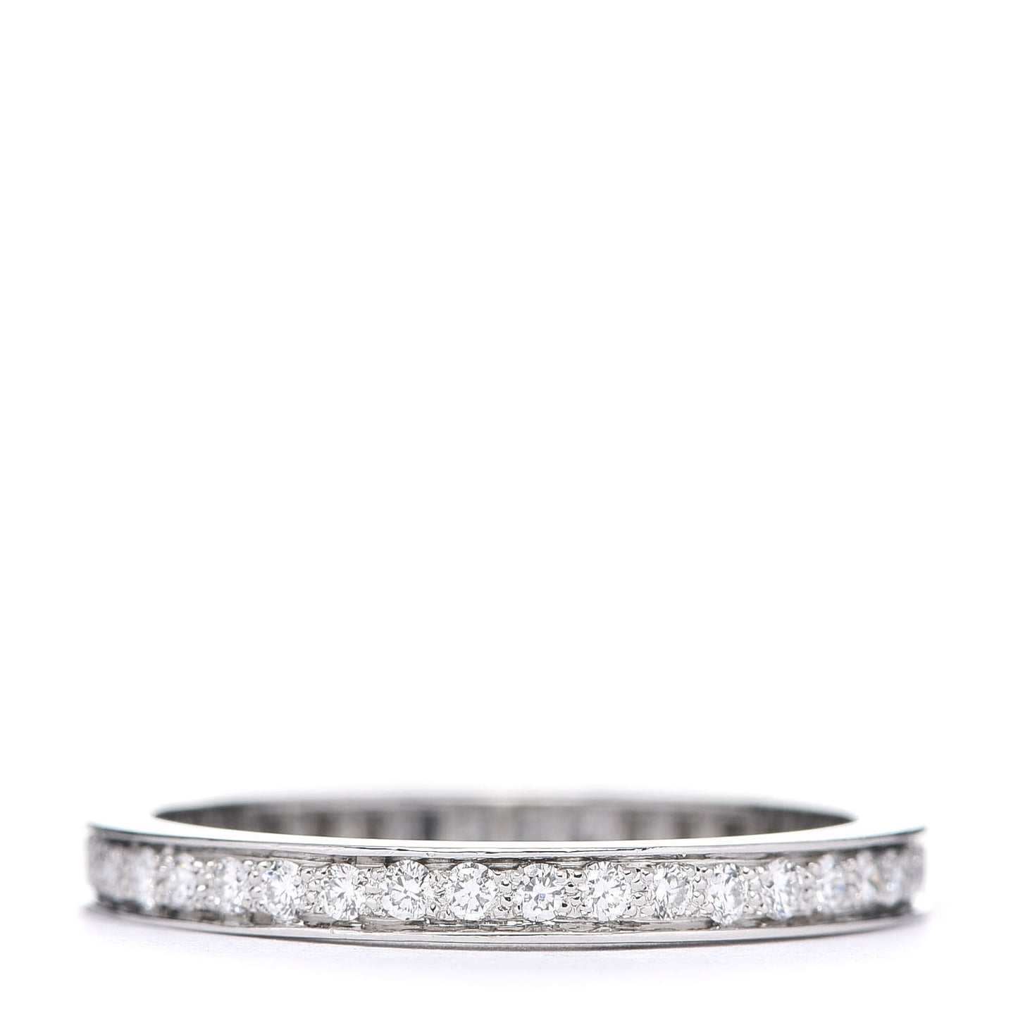 Platinum Diamond 2.1mm Romance Wedding Band Ring 51 5.75