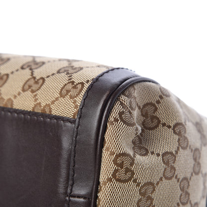 Gucci Monogram Small Scarlett Studded Interlocking G Hobo Dark Brown 17 of 18