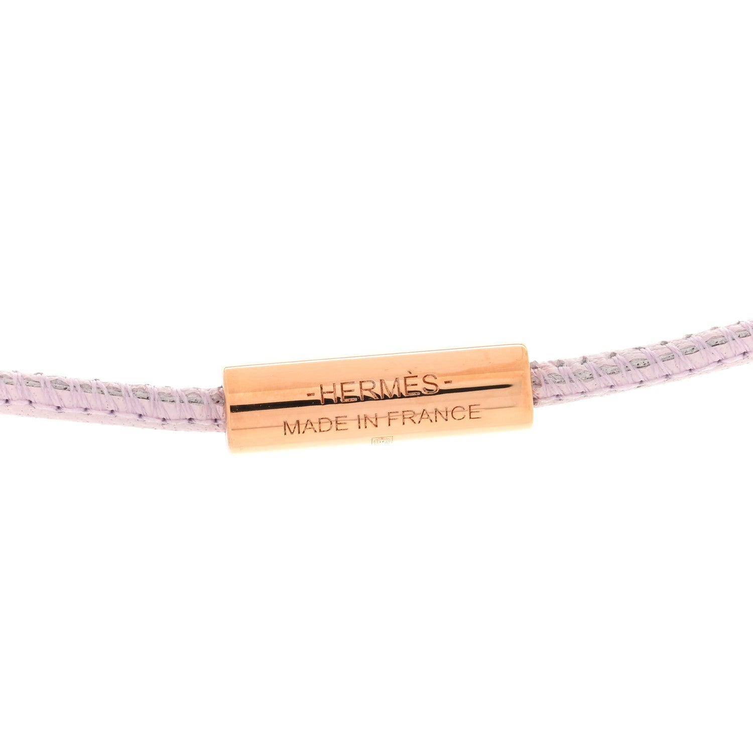 Hermes Swift Grand Loop Pendant Necklace Mauve Sylvestre 4 of 5