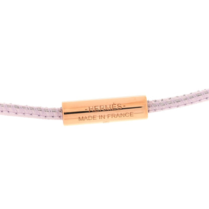 Hermes Swift Grand Loop Pendant Necklace Mauve Sylvestre 4 of 5
