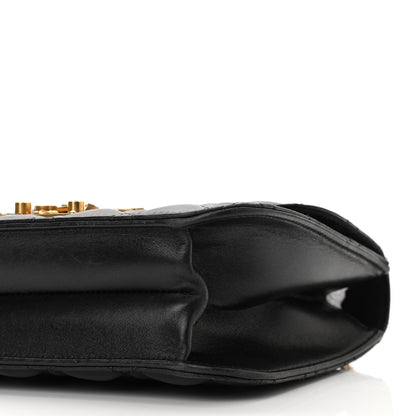 Christian Dior Lambskin Cannage Large Dioraddict Flap Bag Black 9 of 9