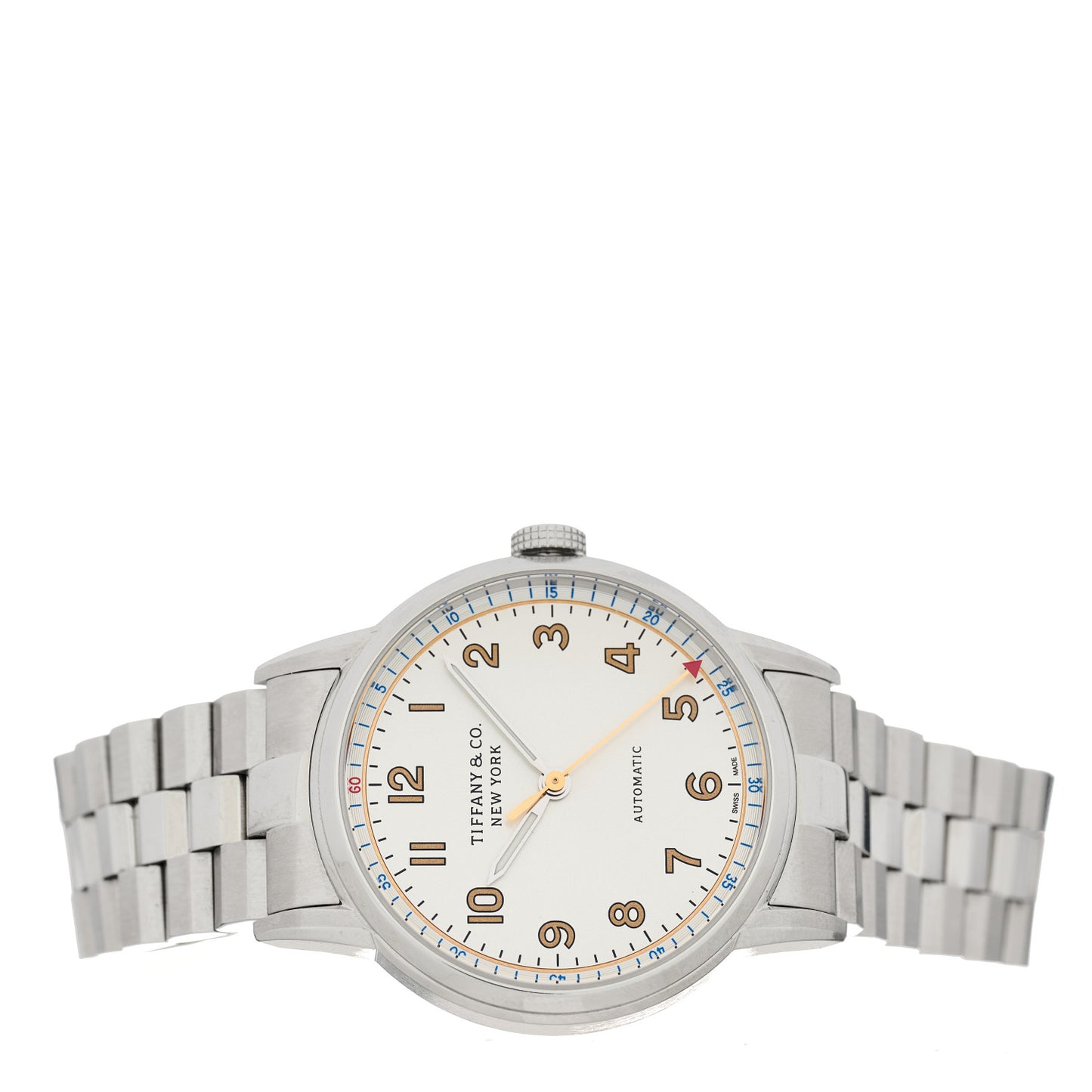Stainless Steel 34mm CT60 3-Hand Automatic Watch