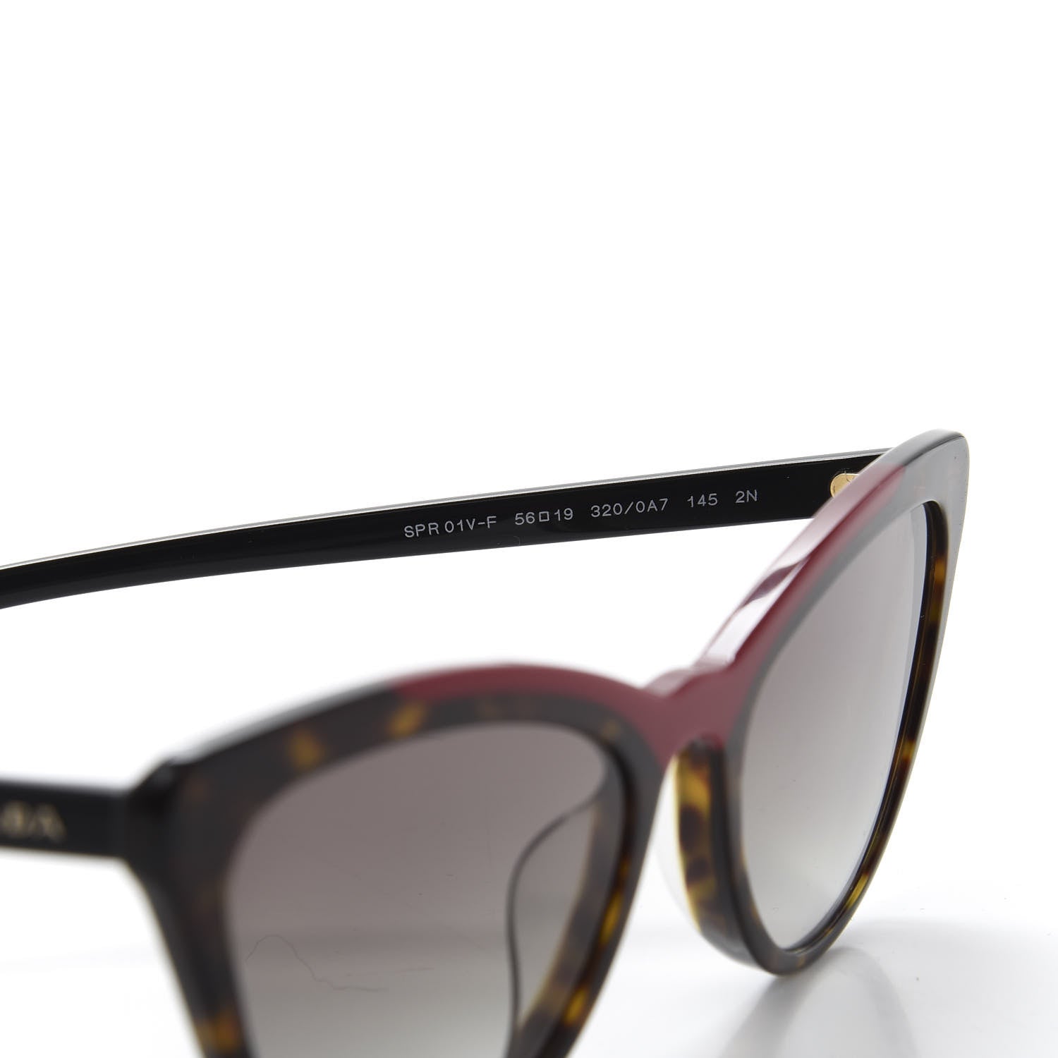 Prada Cat Eye Sunglasses SPR 01V Tortoise 6 of 8