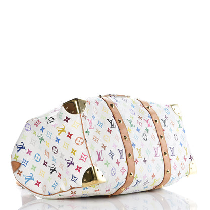 Louis Vuitton Monogram Multicolor Keepall 45 White 4 of 28