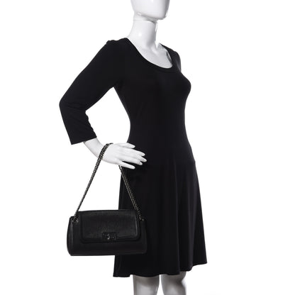 Chanel Lambskin Mademoiselle Accordion Flap Black 2 of 10
