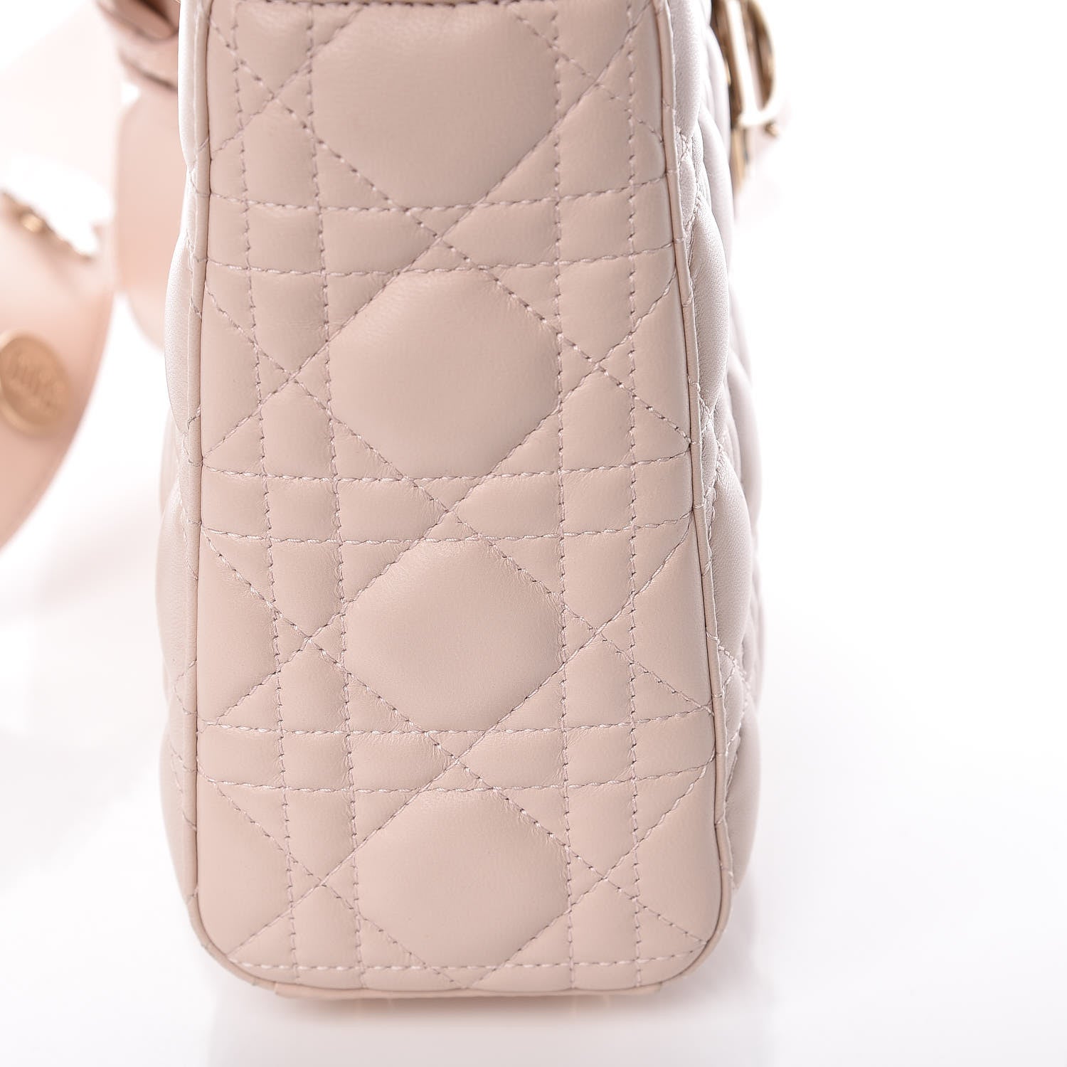 Christian Dior Lambskin Cannage Small Lucky Badges My Lady Dior Pink 11 of 25