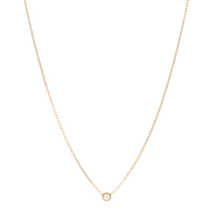 Cartier 18K Pink Gold Diamond SM D'Amour Pendant Necklace 1 of 5