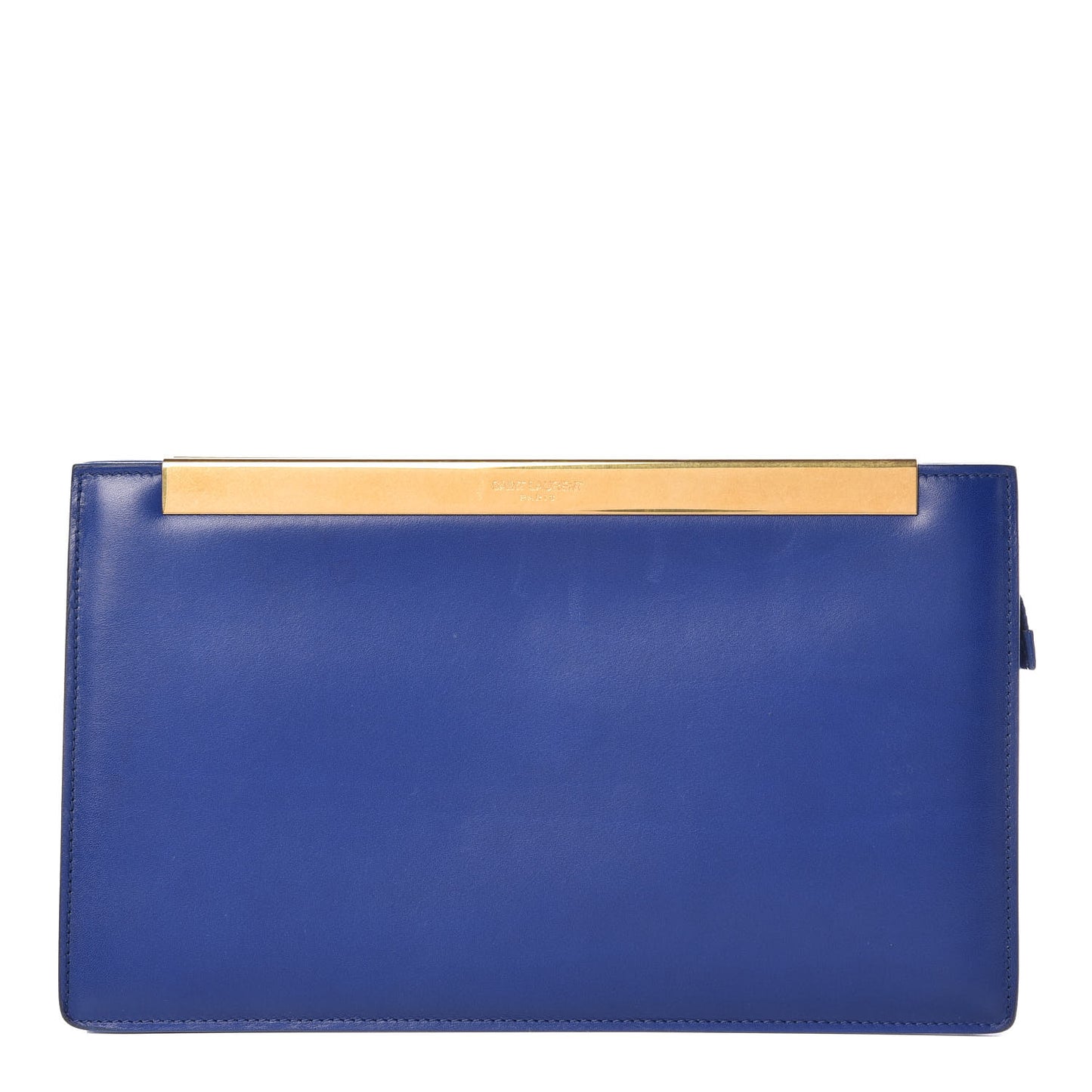 Calfskin Lutetia Clutch Royal Blue