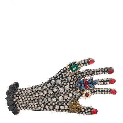 Gucci Crystal Hand Brooch Multicolor 1 of 4