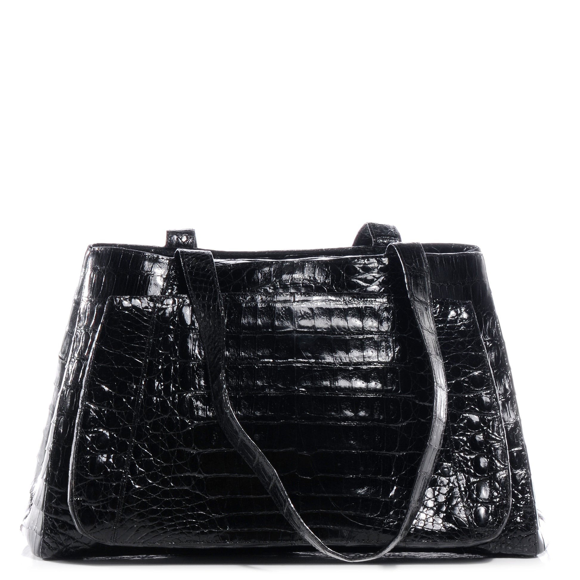Nancy Gonzalez Crocodile Satchel Black 1 of 7