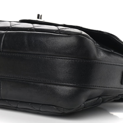 Chanel Lambskin Quilted Messenger Bag Black 9 of 9
