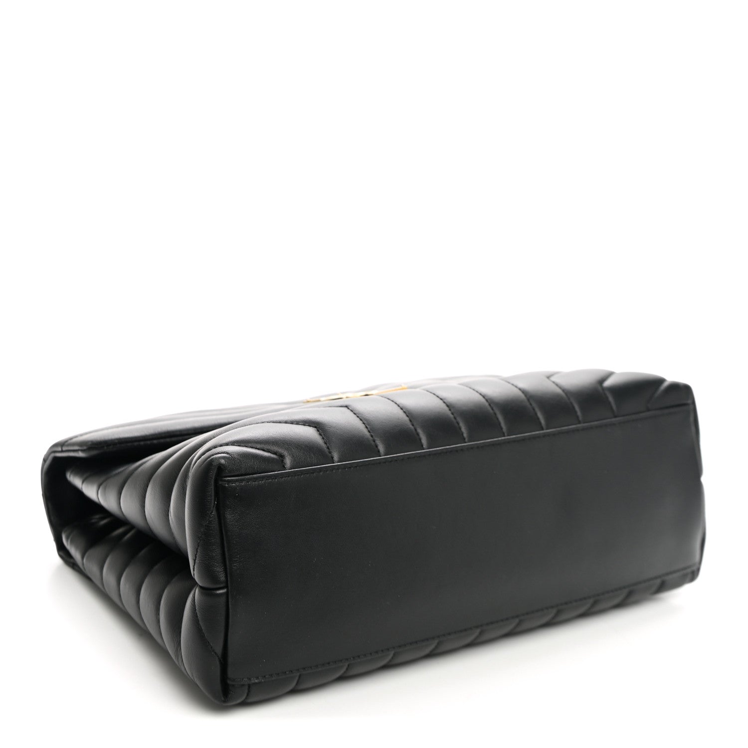 Saint Laurent Calfskin Y Quilted Monogram Medium Loulou Chain Satchel Black 4 of 10