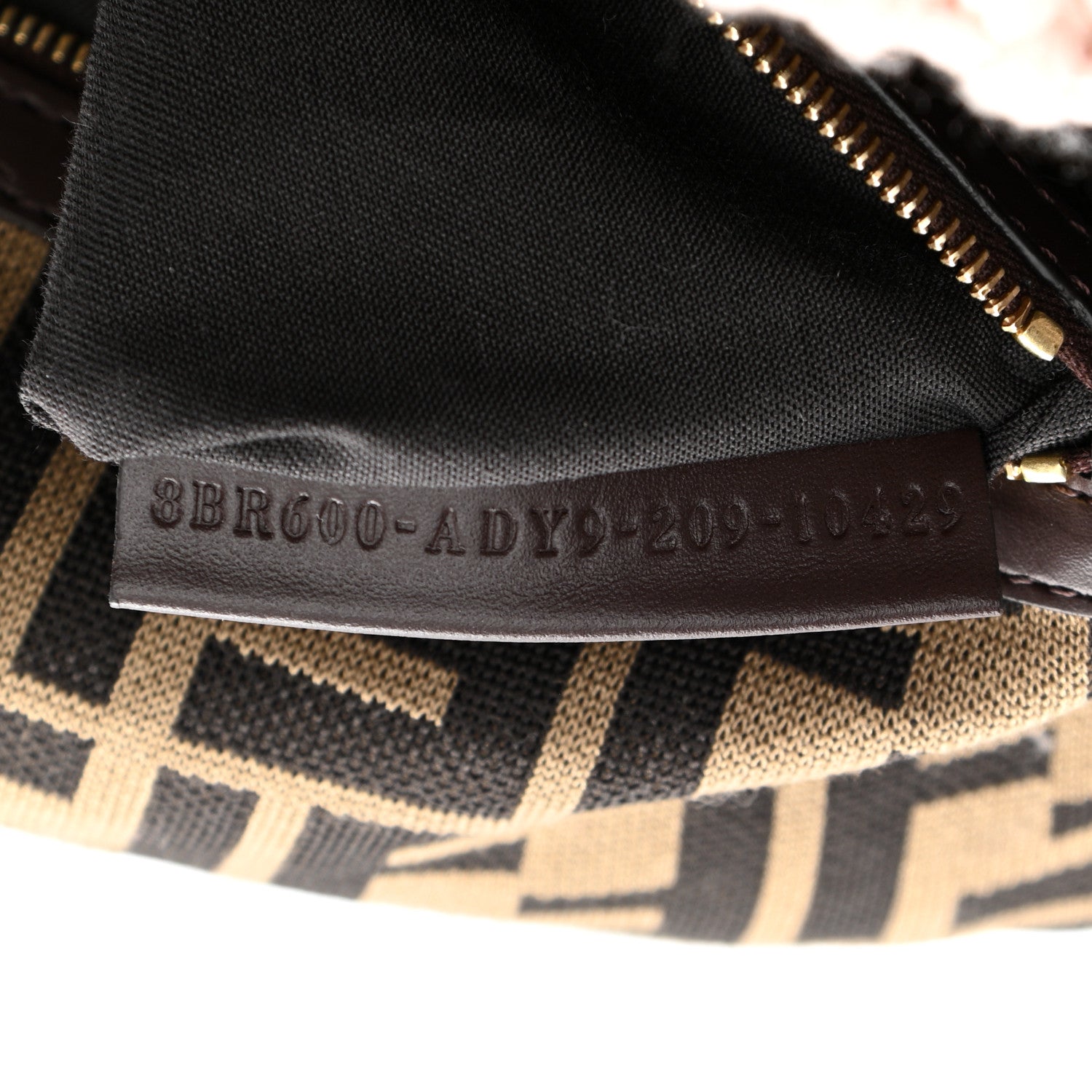 Fendi Wool Vitello Seta Woven Fringe Baguette Rosa Quarzo Ebano 6 of 9