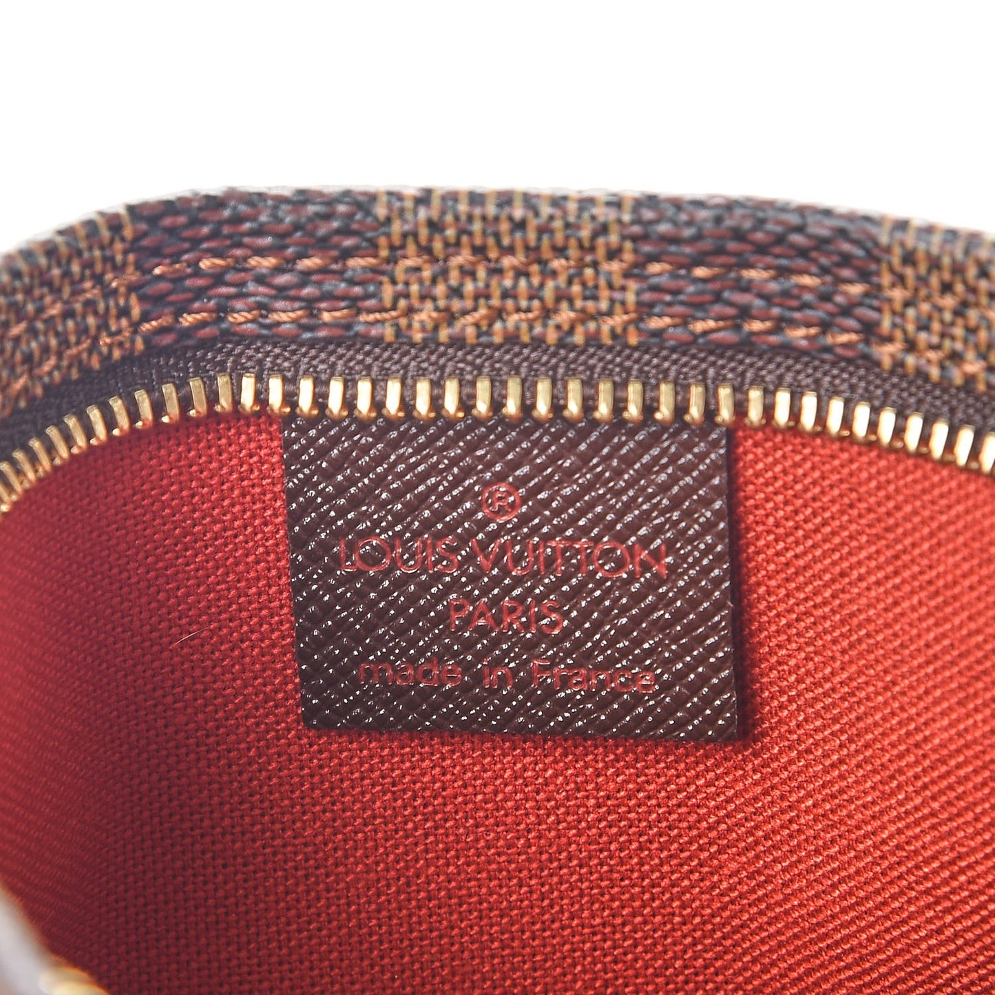 Damier Ebene Trousse Make Up Bag Pochette