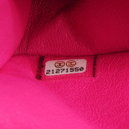 Chanel Lambskin Chevron Quilted Mini Rectangular Flap Fuchsia 9 of 9
