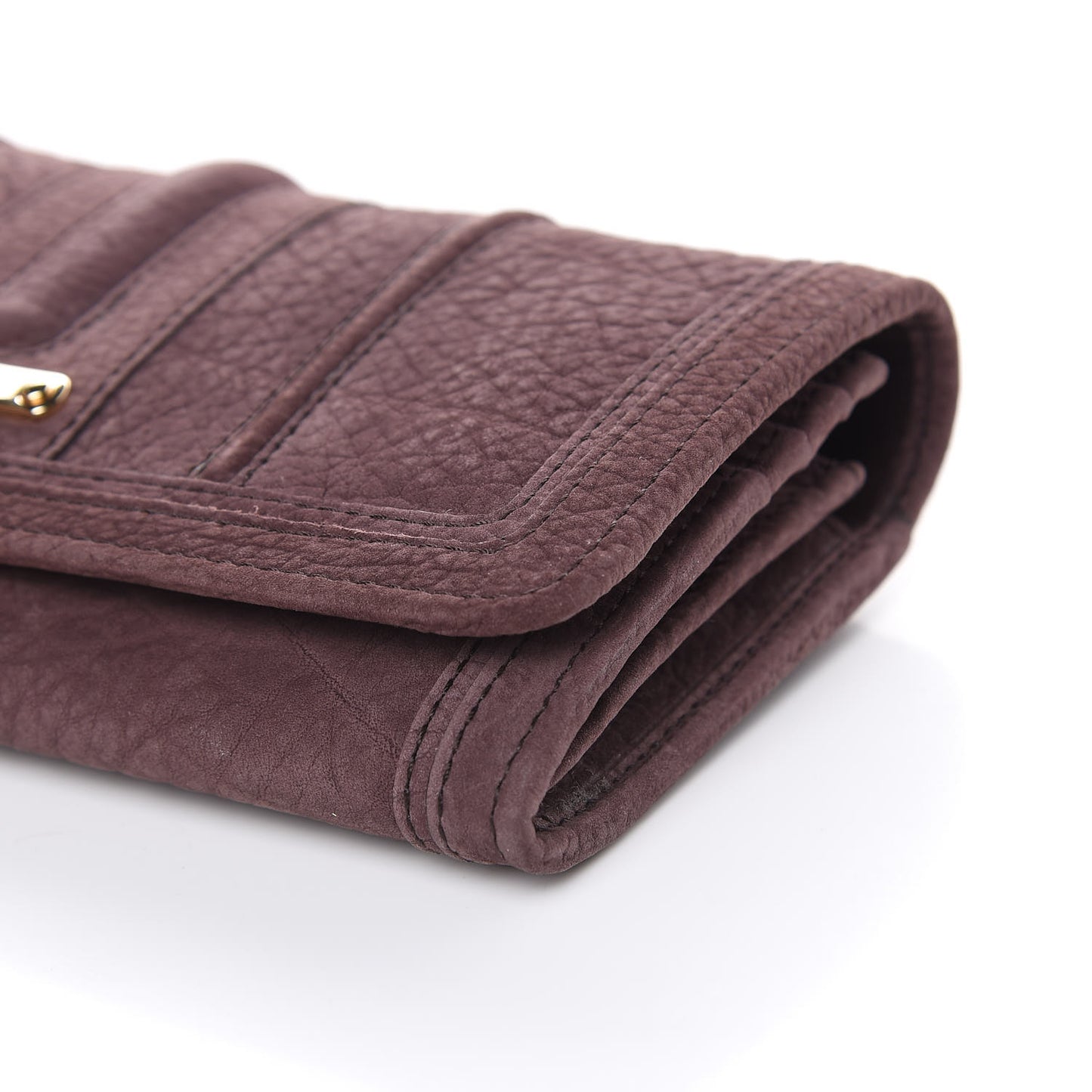 Luggage Suede Penrose Continental Wallet Dark Heather
