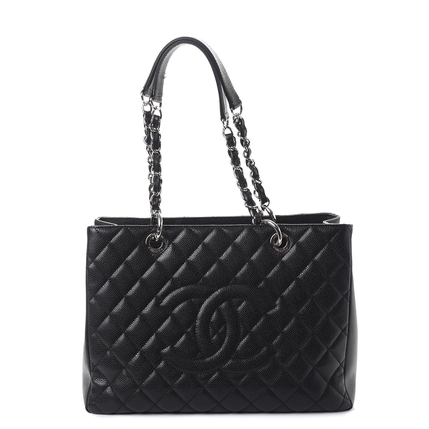 Chanel Caviar Quilted Grand Shopping Tote GST Black 1 of 13