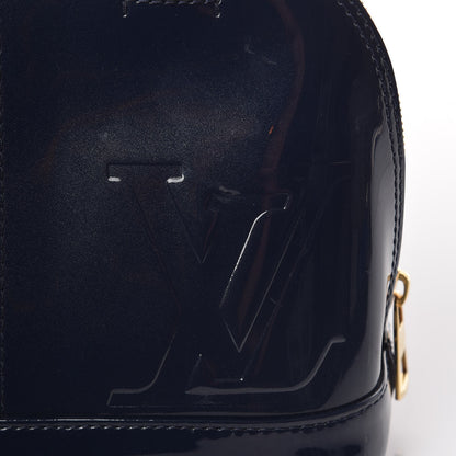 Louis Vuitton Patent Monogram Alma BB Marine 9 of 10