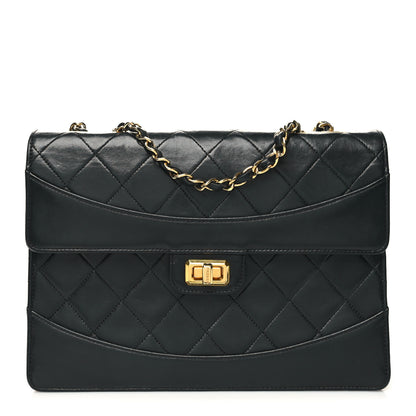 Chanel Lambskin Quilted Medium Mademoiselle Single Flap Black 1 of 11