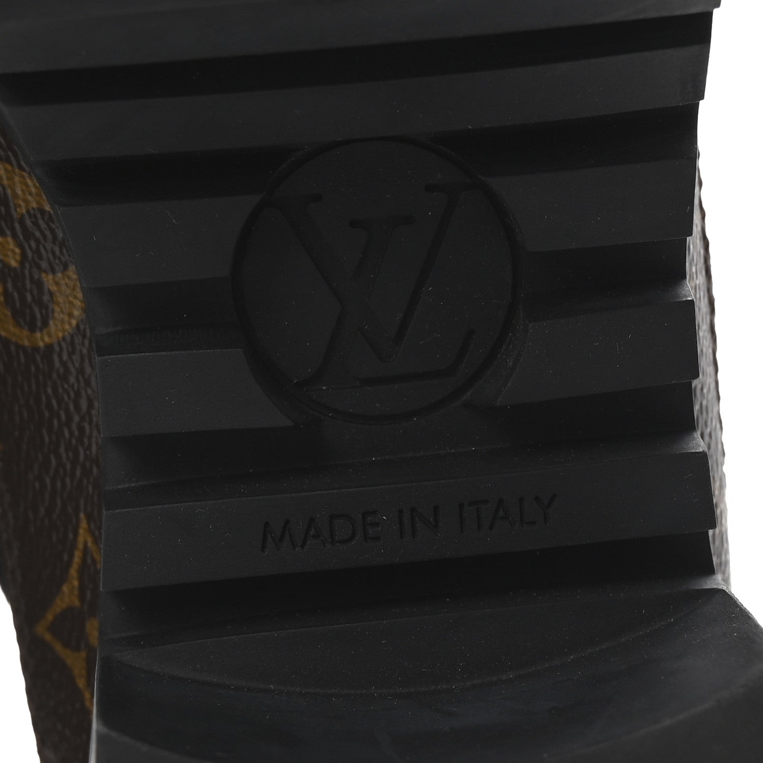 Louis Vuitton Suede Calfskin Monogram Laureate Platform Desert Boots 40 Black 7 of 9