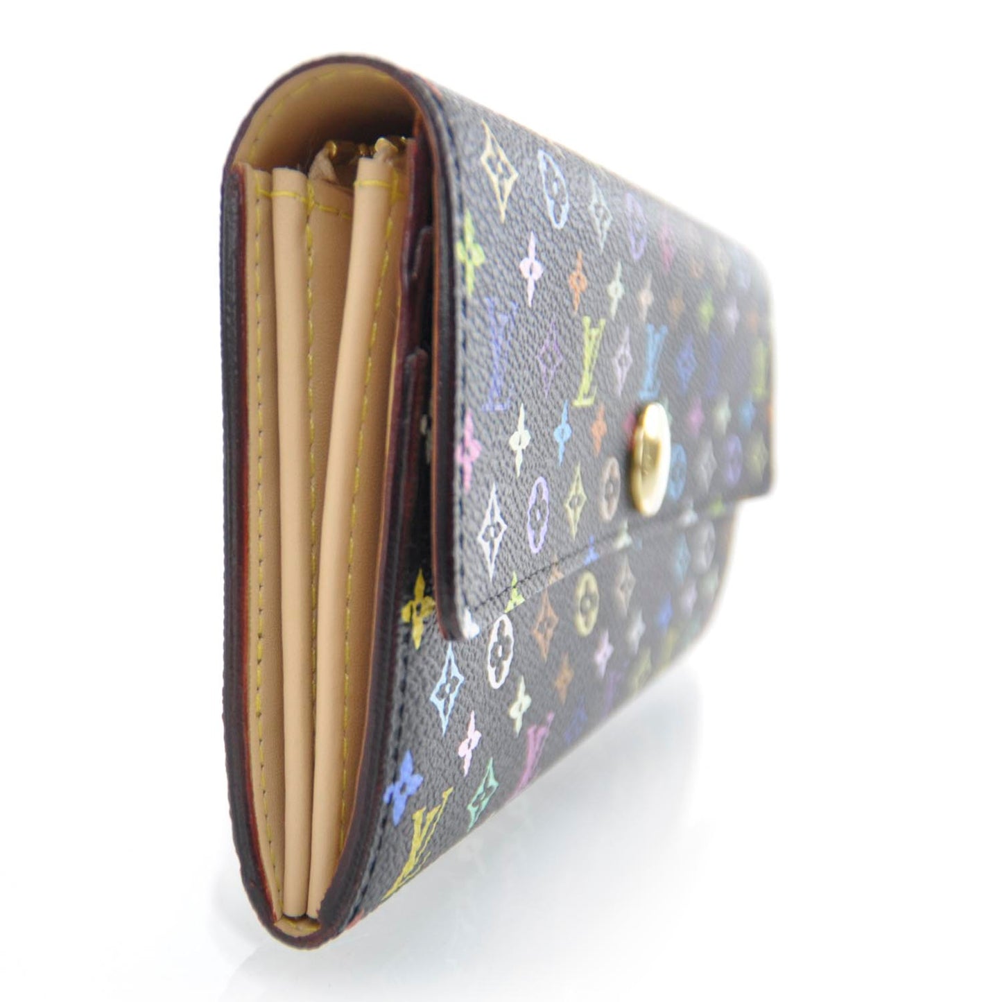 Monogram Multicolor Sarah Wallet Black