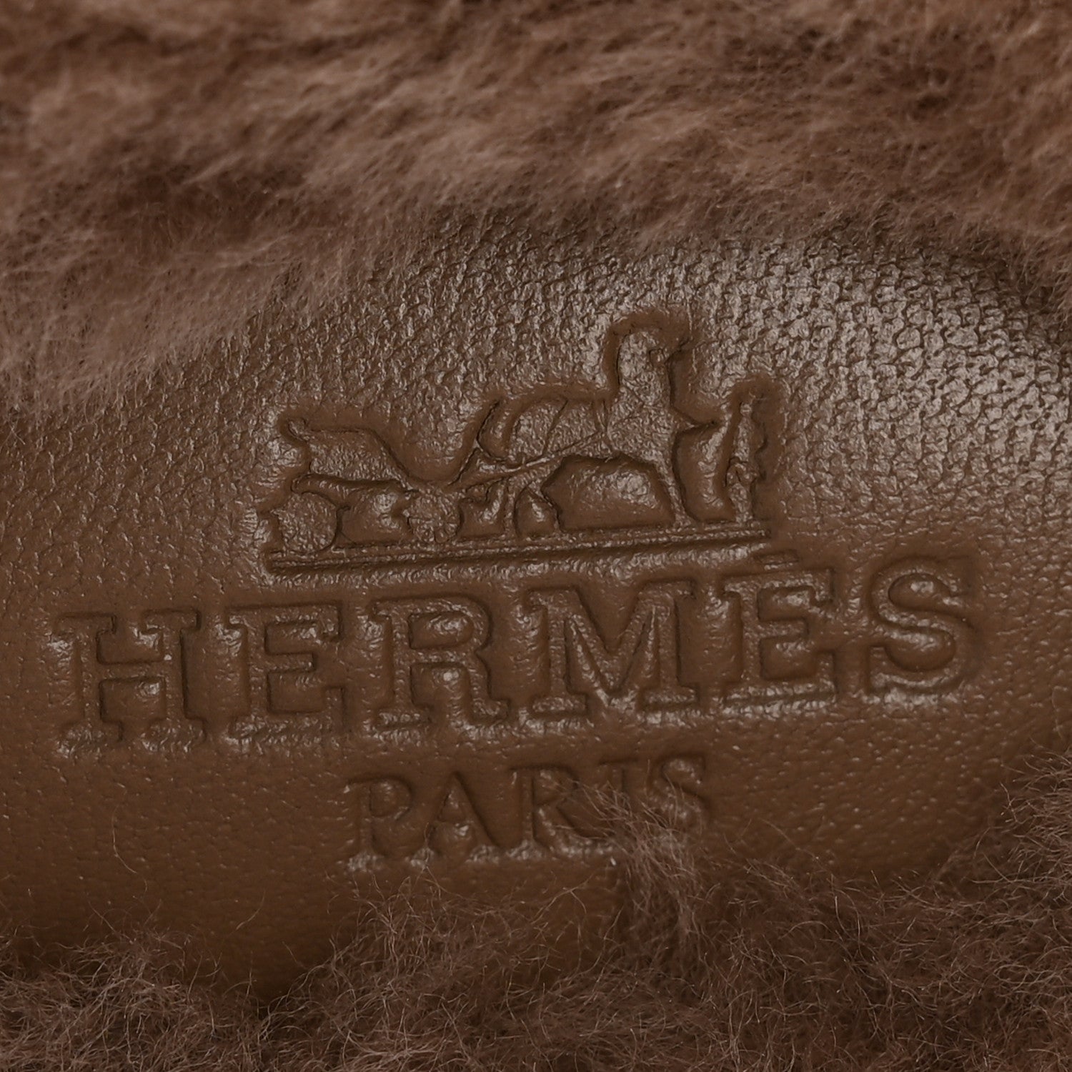 Hermes Woolskin Oran Sandals 38.5 Etoupe 8 of 8