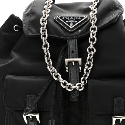 Prada Nylon Vela Mini Crossbody Backpack Black 8 of 11
