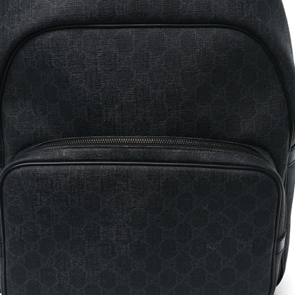 Gucci GG Supreme Monogram Medium Day Backpack Grey Black 6 of 12