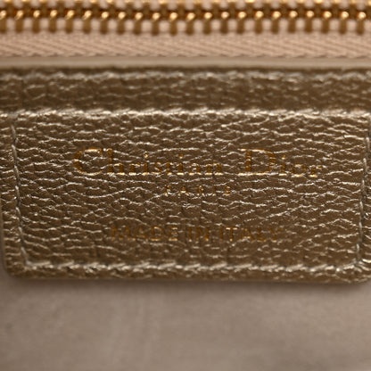 Christian Dior Metallic Goatskin Saddle Bag With Strap Gold 6 of 10