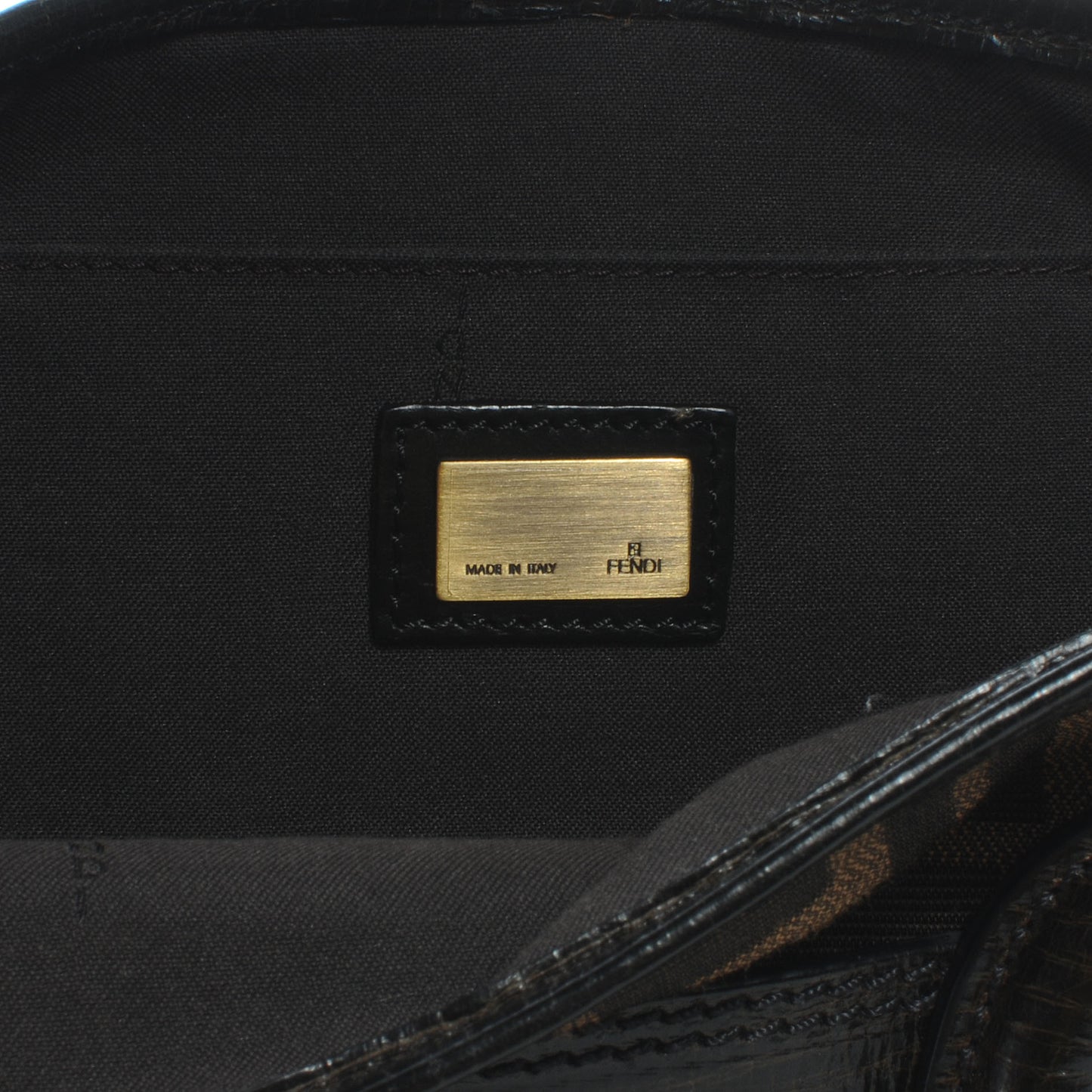 Zucca B Bis Flap Bag Tobacco Castagna