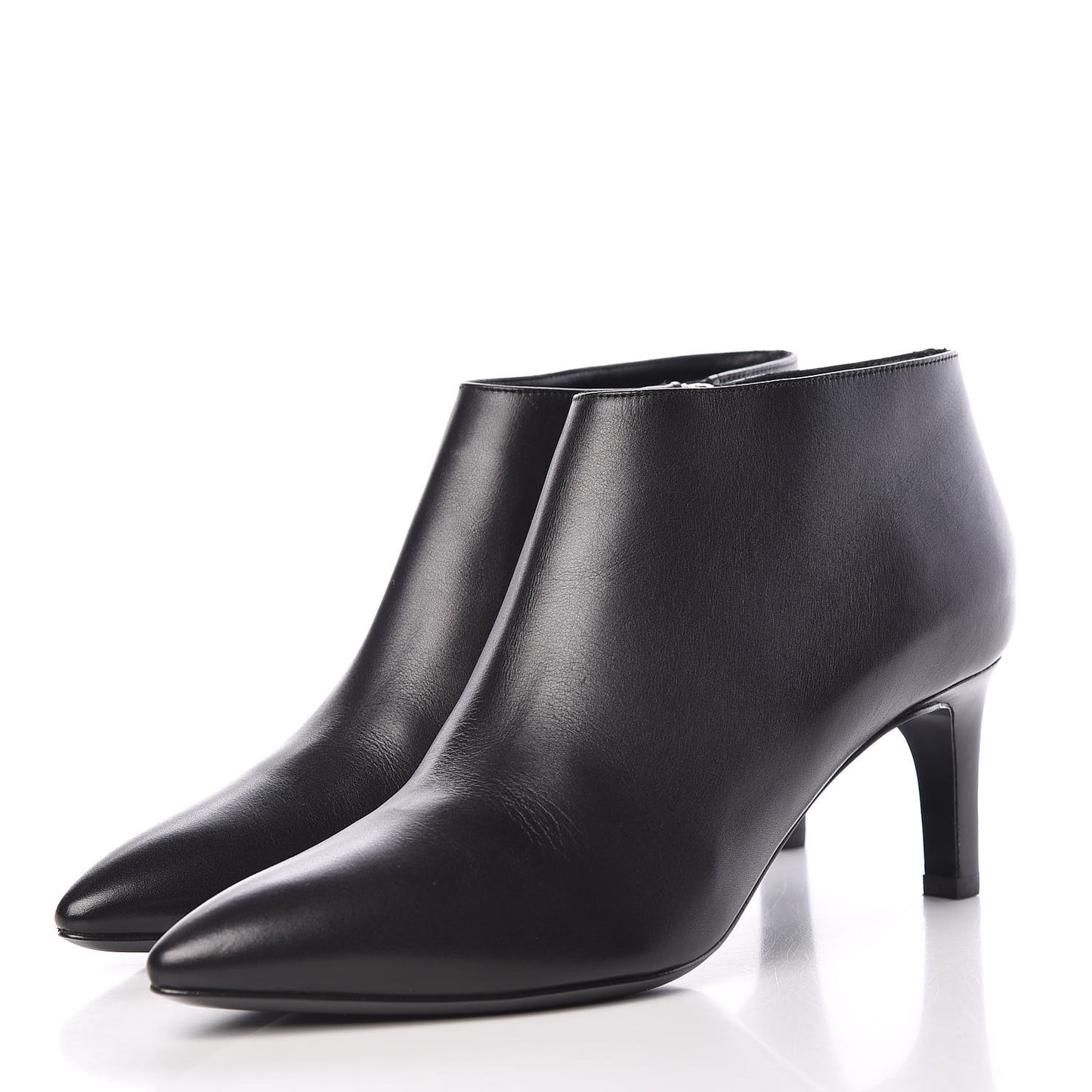 Calfskin Serena Ankle Boots 38 Black