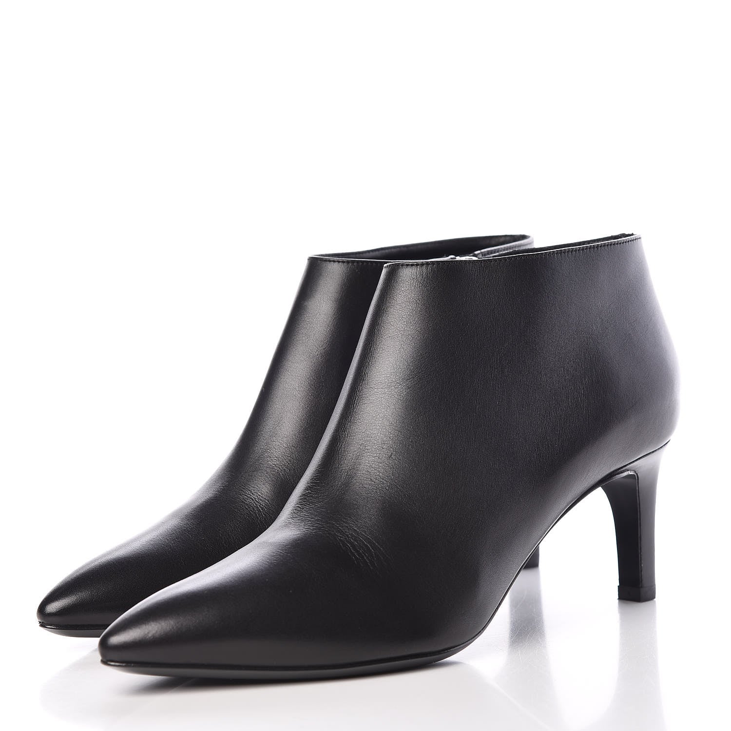 Hermes Calfskin Serena Ankle Boots 38 Black 3 of 9