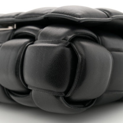 Bottega Veneta Lambskin Maxi Intreccio Padded Chain Cassette Crossbody Bag Black 10 of 11